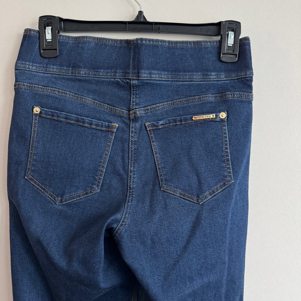 Peter Nygard Slims Skinny Stretch Jeans Pull On Elastic Waist Denim 6/8 Small - Picture 5 of 7